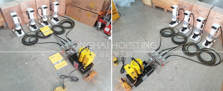 電動同步集裝箱千斤頂