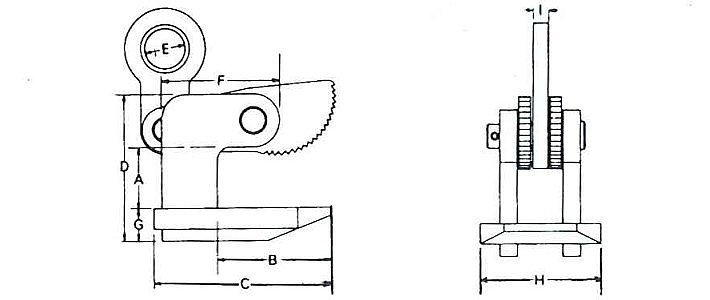 HOW型水平起吊用夾鉗