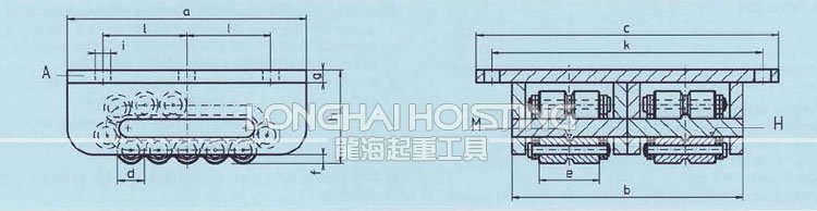 德國borkey雙排輪履帶式搬運小坦克尺寸圖