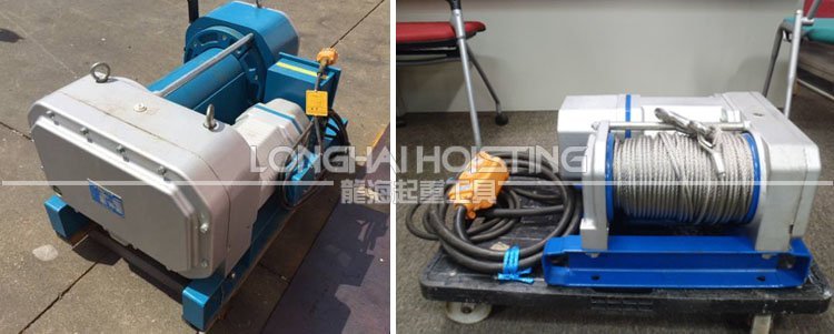 SX系列鋁合金卷揚機實物圖