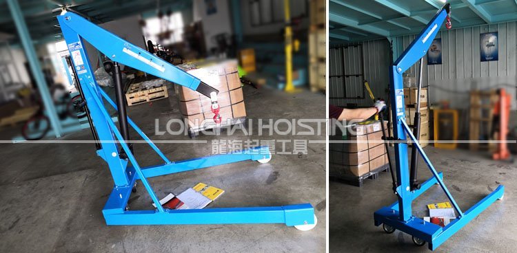 輕型液壓小吊車實物