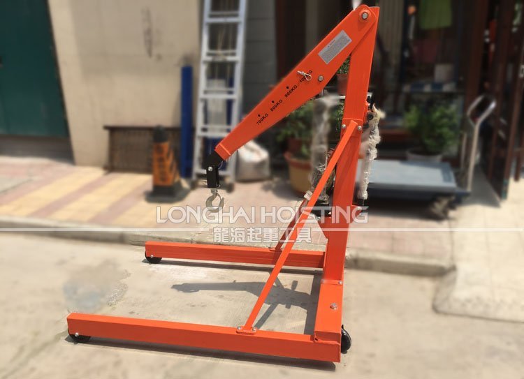 托盤式液壓小吊車實物 托盤式液壓小吊車實物