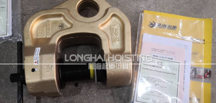 鷹牌SBC螺旋鎖緊鋼板吊鉗實物 鷹牌SBC螺旋鎖緊鋼板吊鉗實物