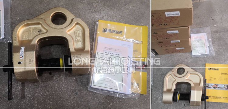 鷹牌SBC螺旋鎖緊鋼板吊鉗實物 鷹牌SBC螺旋鎖緊鋼板吊鉗實物
